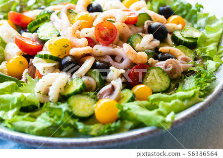 Seafood salad 56386564