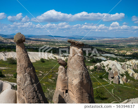 卡帕多西亞風景。土耳其 卡帕多西亞風景。土耳其 56394637