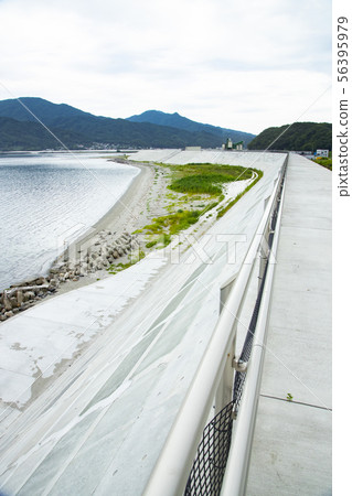 Seawall in Miyako City, Iwate Prefecture Seawall in Miyako City, Iwate Prefecture 56395979