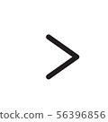 Move to next icon Vector illustration, EPS10. 56396856