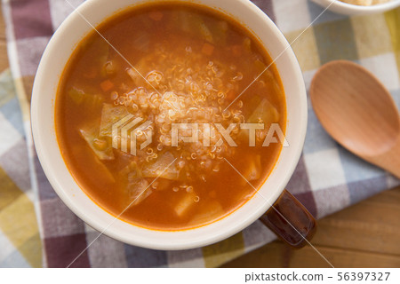 Minestrone with quinoa Minestrone with quinoa 56397327