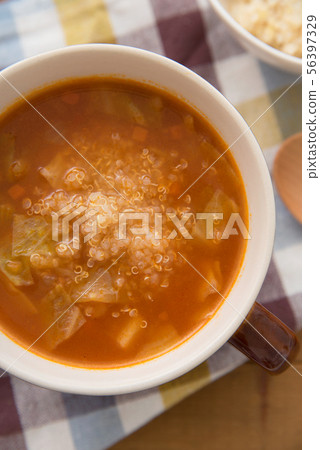 Minestrone with quinoa Minestrone with quinoa 56397329
