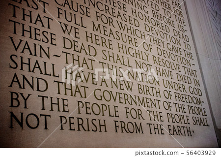 亞伯拉罕林肯葛底斯堡地址，人民政治，林肯紀念堂 56403929