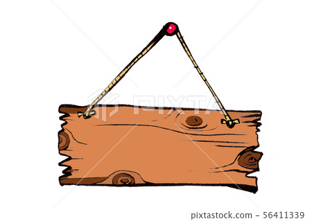 Signboard wood board Signboard wood board 56411339