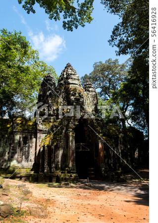 On the arch of Angkor Thom 56416928