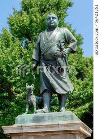 Saigo Takamori Statue in Ueno Park, Tokyo 56421351