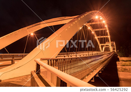 奧克蘭市,福井縣Konotori Ohashi購物街的夜景 奧克蘭市,福井縣Konotori Ohashi購物街的夜景 56425292
