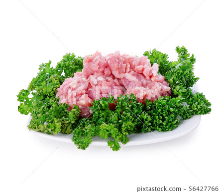 Pork on a white background Pork on a white background 56427766