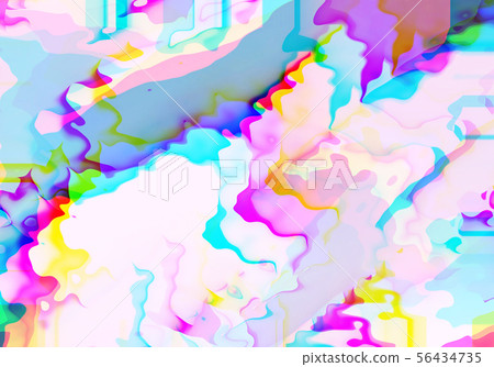 Abstract background with vibratn colorful ripple and color shift 56434735