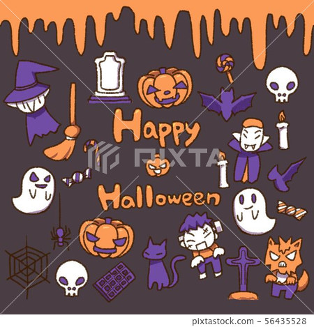 Hand-painted halloween 56435528