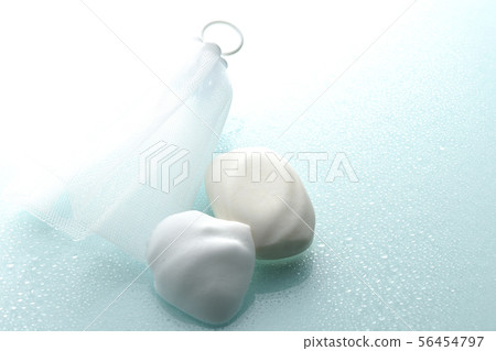 Foam and soap and net Foam and soap and net 56454797