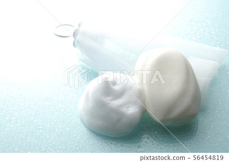 Foam and soap and net Foam and soap and net 56454819