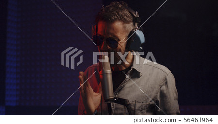 Singer records in studio 56461964