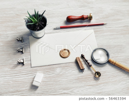 Retro stationery, envelope 56463394