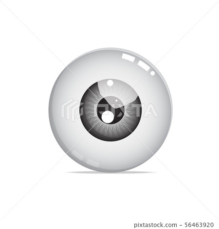 Nice black eye ball vector 56463920