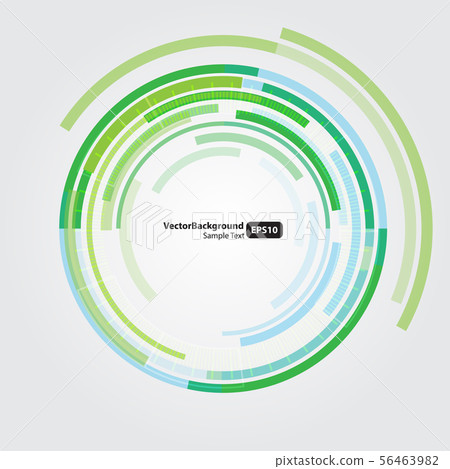 Abstract technology circles vector background - Stock Illustration ...