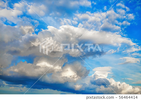 Sky with cumulus clouds Sky with cumulus clouds 56464414