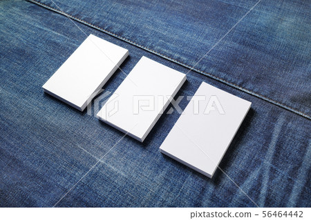 Blank business cards Blank business cards 56464442