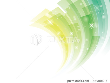 Wave curve abstract background green - Stock Illustration [56500694 ...