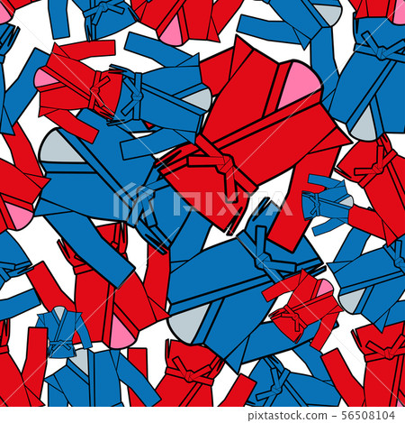 Karate Texture Seamless Texture Pattern Karate Fighter... - Stock Illustration ...