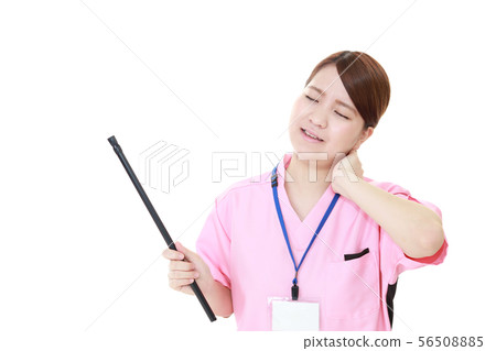 Female doctor of tired expression Female doctor of tired expression 56508885