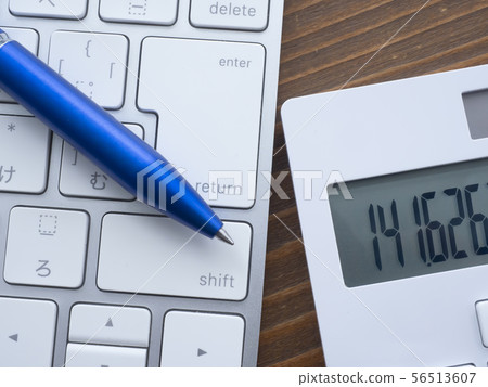 企業形象/鍵盤/計算器/時鐘 56513607