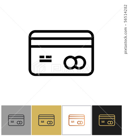 Credit card icon, shopping purchase bank credit card sign Credit card icon, shopping purchase bank credit card sign 56514282