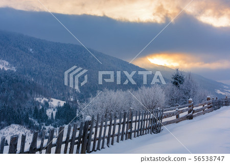 rural countryside in winter rural countryside in winter 56538747