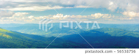 beautiful panorama of a summer landscape beautiful panorama of a summer landscape 56538756