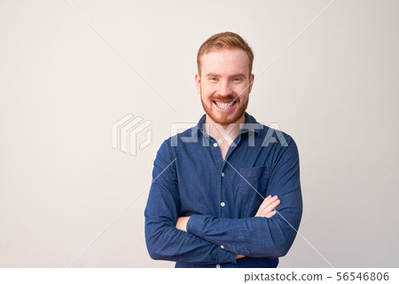 Confident cheerful man 56546806