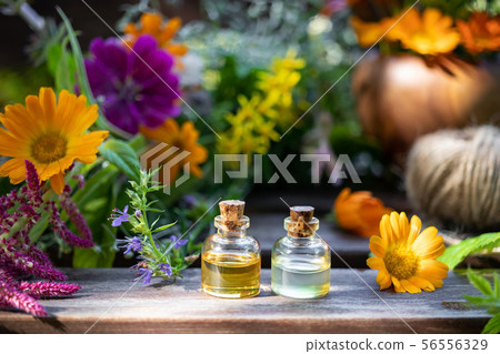 Essential oils with hyssop, calendula and other Essential oils with hyssop, calendula and other 56556329