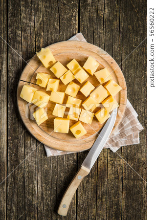 The cheese cubes. 56560222