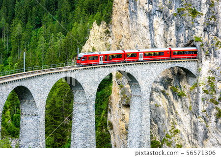 Landwasser Viaduct in Filisur, Switzerland 56571306