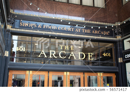 Cleveland Arcade Front: Entrance of The Arcade Cleveland Arcade Front: Entrance of The Arcade 56571417