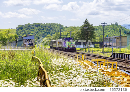 Biei Station (Biei Norocco June sunny day) Biei Station (Biei Norocco June sunny day) 56572186