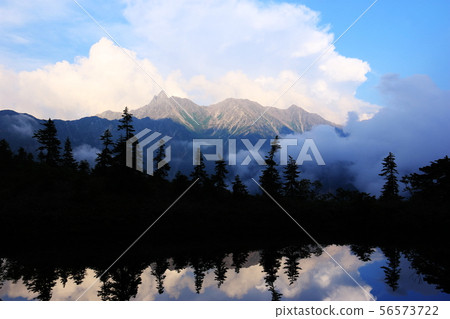 Road to Kasugatake, Northern Alps, Koike Shindo, Kagamidaira landscape 56573722