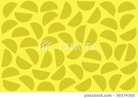 Khaki random semicircles on yellow background. Khaki random semicircles on yellow background. 56574308