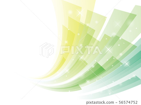 Wave curve abstract background green - Stock Illustration [56574752 ...