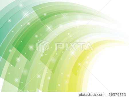 Wave curve abstract background green - Stock Illustration [56574753 ...