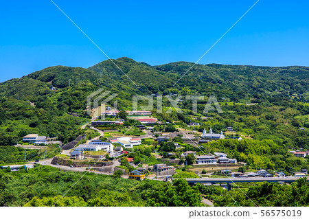 Sunset Sogame, view of Dezu Bunkamura, World Heritage Nagasaki Sunset Road [Nagasaki, Nagasaki City, Outer Sea] 56575019