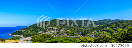 Sunset Sogame, view of Kado Riki and Dezu Bunkamura, World Heritage Nagasaki Sunset Road Panorama [Nagasaki City] 56575029
