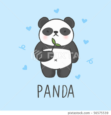 cute pandas cartoon drawings