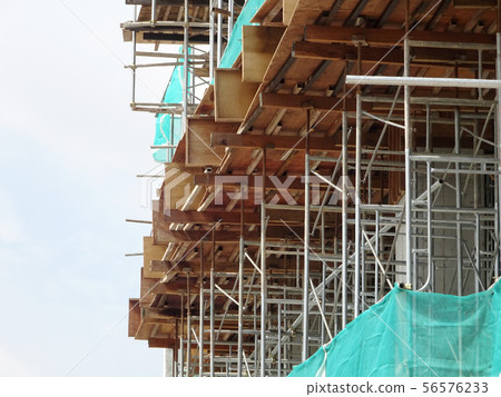 Timber form work as concrete mold Timber form work as concrete mold 56576233
