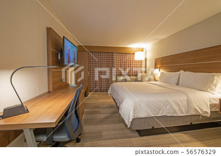 American luxury hotel room 56576329