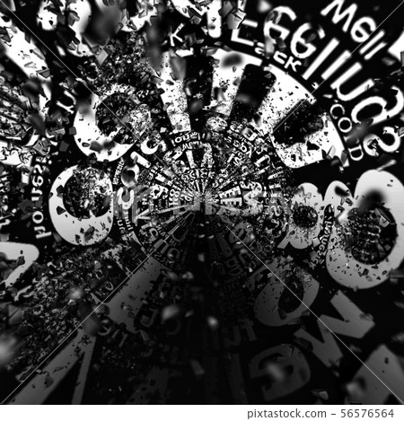 抽象字符隧道 56576564