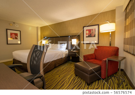 American luxury hotel room 56576574