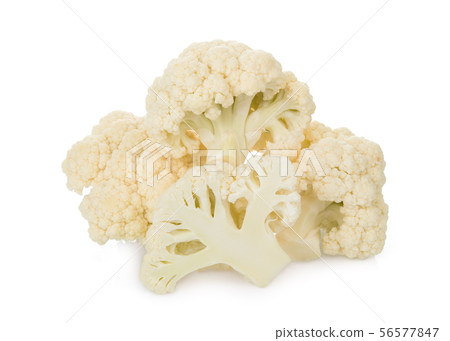 fresh cauliflower vegetable isolated on white 56577847
