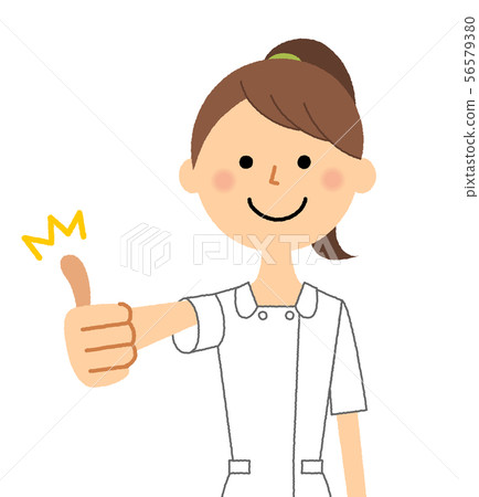 Nurse Thumbs Up - Stock Illustration [56579380] - PIXTA