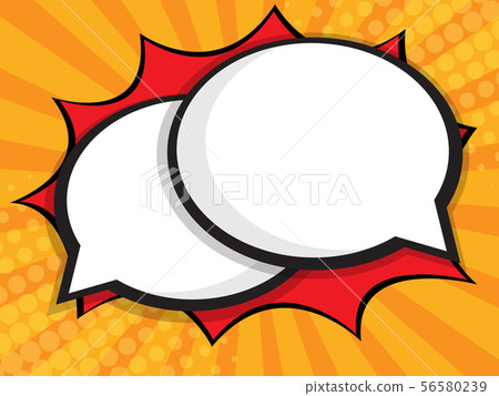 blank speech bubble comic book, pop art background blank speech bubble comic book, pop art background 56580239