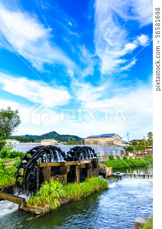 Asakura Mishima雙水輪機正在運行[福岡縣朝倉市] 56581698